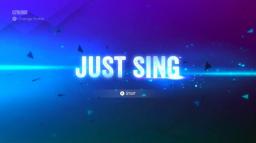 Just Sing Title Screen